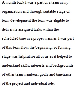 Stages of Team Growth